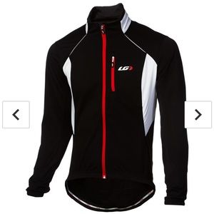 Louis Garneau Women’s Black & White Full Zip Geminix 2 Cycling Jacket Size M